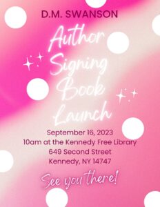 Author signing/book launch @ Kennedy Free Library