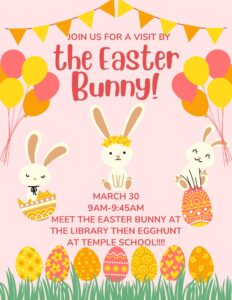 Easter Bunny Event @ Kennedy Free Library